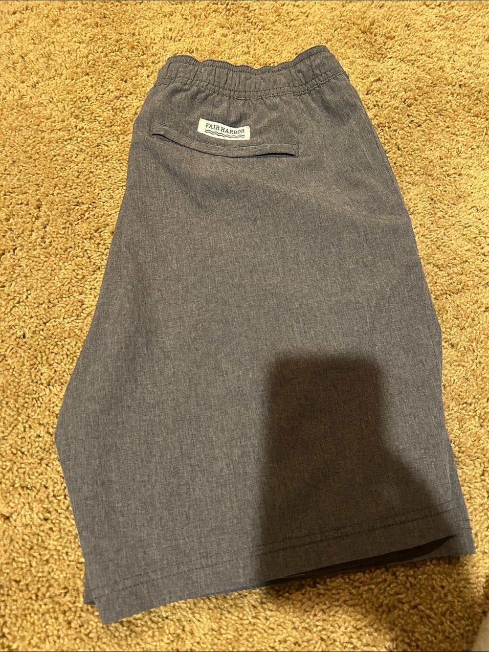 Fair Harbor Slate Gray Pull-On Shorts